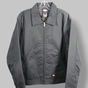Dickies Eisenhower Style Work Jacket Black XL NWT Zip Up Workwear